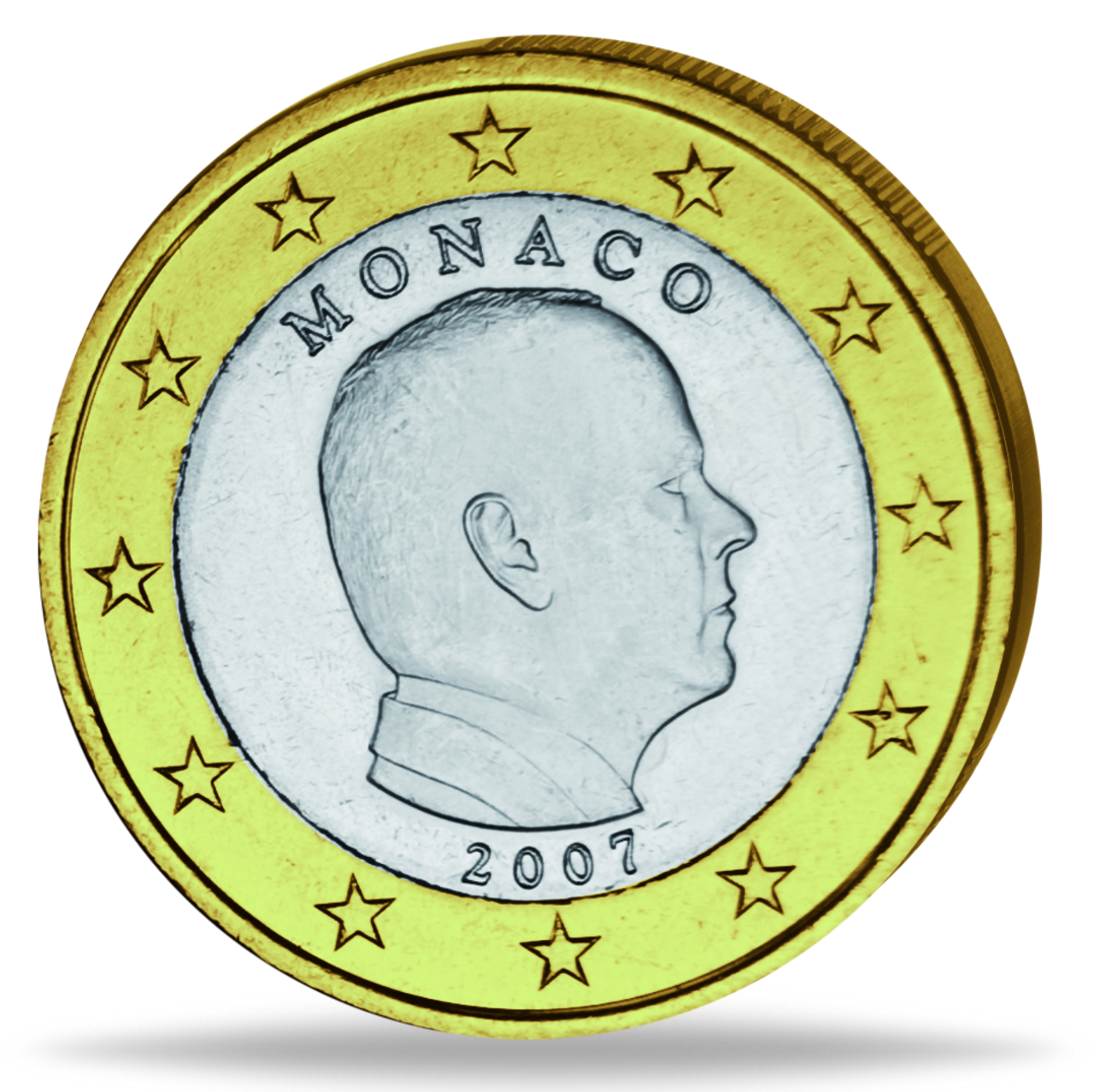 1 Euro Monaco „Fürst Albert II.“ (ohne Münzzeichen)