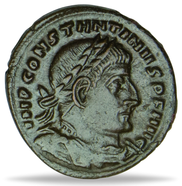 Follis Konstantin I. - Vorderseite Münze