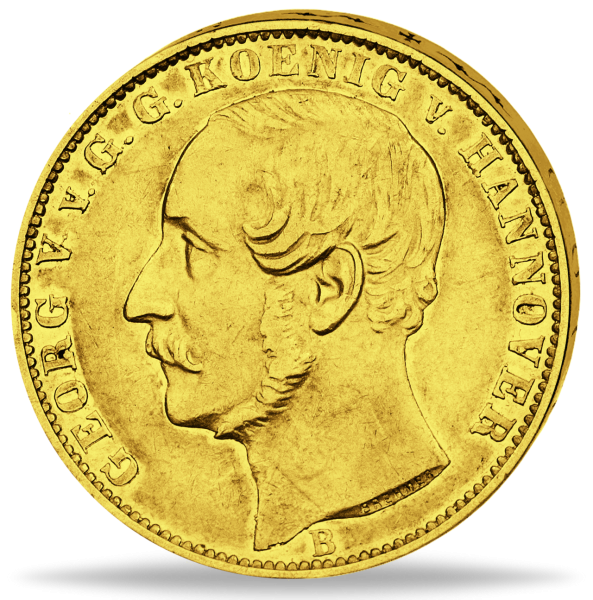 Hannover, Vereinskrone „König Georg V.“ - Münze Vorderseite