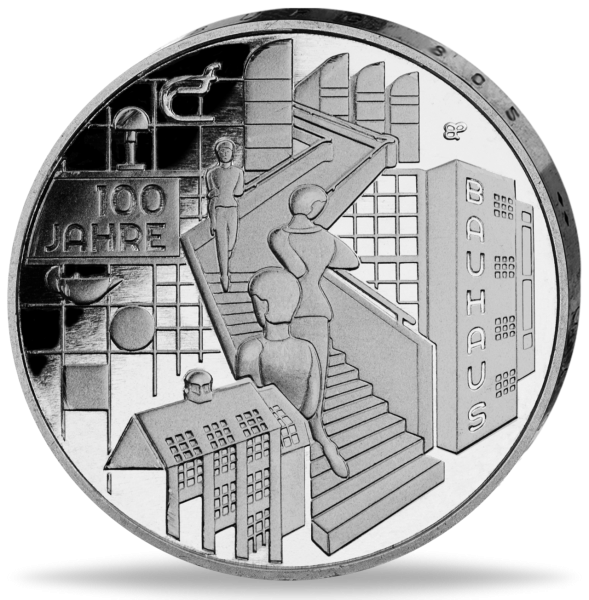 20 Euro 100 Jahre Bauhaus - Polierte Platte - Münze Vorderseite