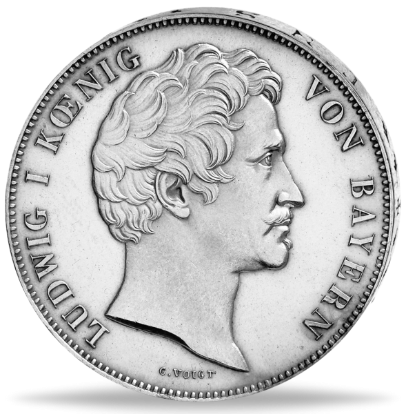 Taler Vermählung 12.10.1842 - Münze Vorderseite