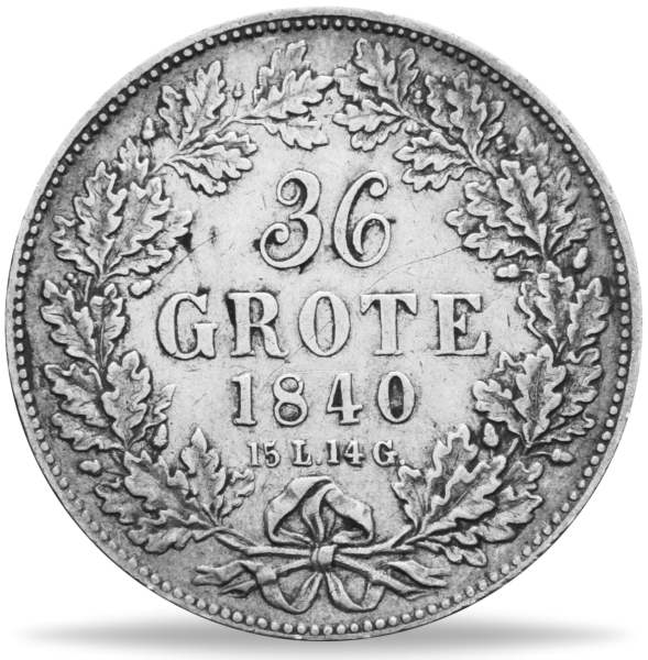 36 Grote´Bremen - Vorderseite Münze