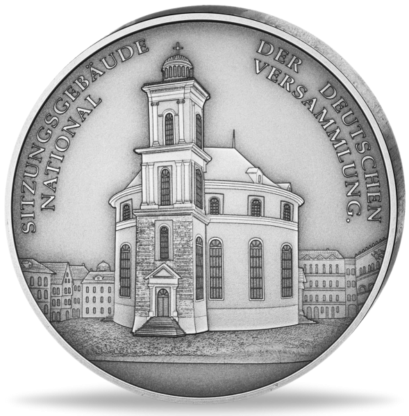 Bundesrepublik Deutschland, Gedenkprägung Paulskirche - Münze Vorderseite