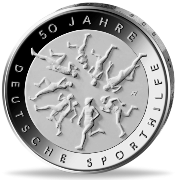 20 Euro „Deutsche Sporthilfe“ - Polierte Platte - Münez Vorderseite