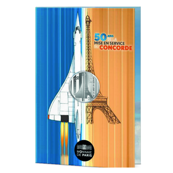 10 € 50 Jahre Concorde, 2026, Ag, st, Coincard - Münze in Coincard VS