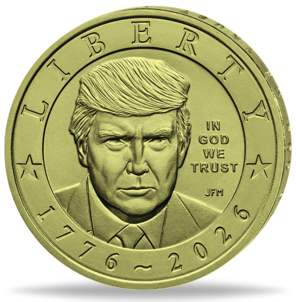 USA, 1 Dollar Donald Trump 1776-2026 - Münze Vorderseite