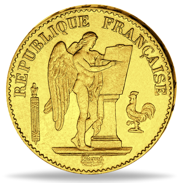 20 Francs Genius - Vorderseite Münze