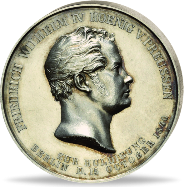 Friedrich Wilhelm IV 1840 - Vorderseite Münze
