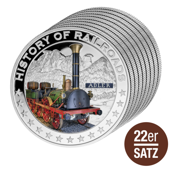 5 Dollar Eisenbahn-Komplettsatz