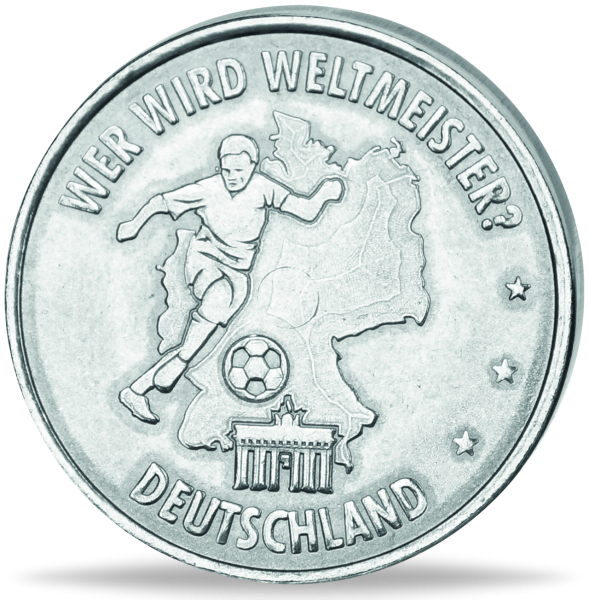 FIFA-Medaille „Stürmer“ - Münze Vorderseite