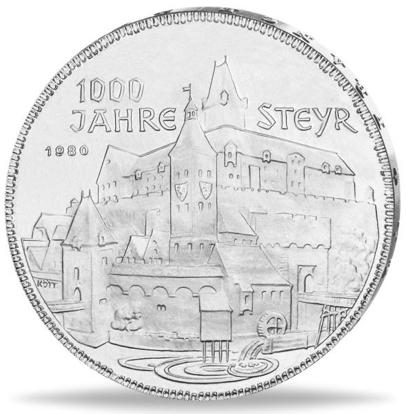 500 Oes Steyer - Münze Vorderseite