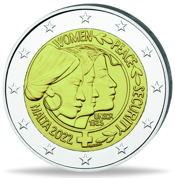 2 E UN Resolution Frauenrechte - Münze Vorderseite