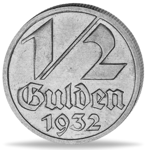 1/2 Gulden Danzig - Münze Vorderseite