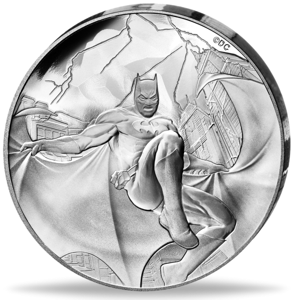 Frankreich, 10 Euro BATMAN, 2026, Silber, PP - Münze Vorderseite