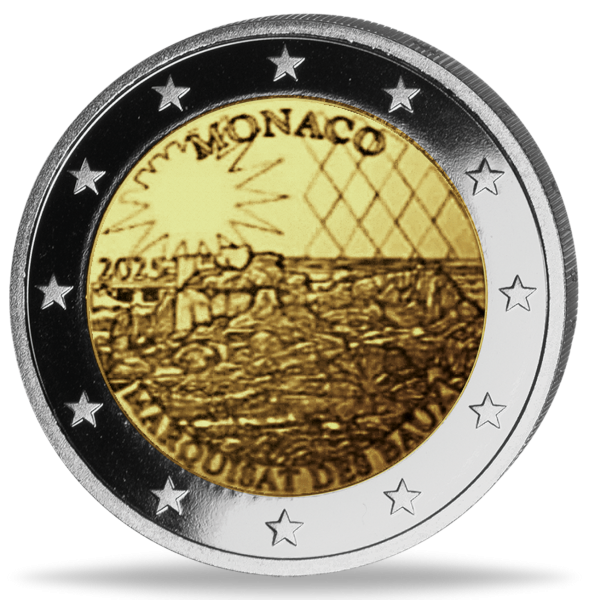 2 Euro Baux, 2025, PP, Etui - Münze Vorderseite