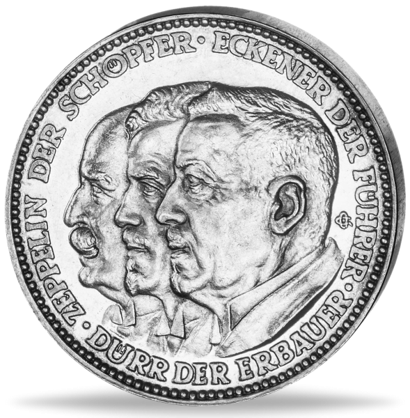 1. Weltfahrt des Luftschiffs Zeppelin, 1929 - Vorderseite