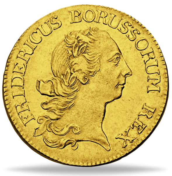 Friedrich dor Friedrich der Große - Vorderseite Münze