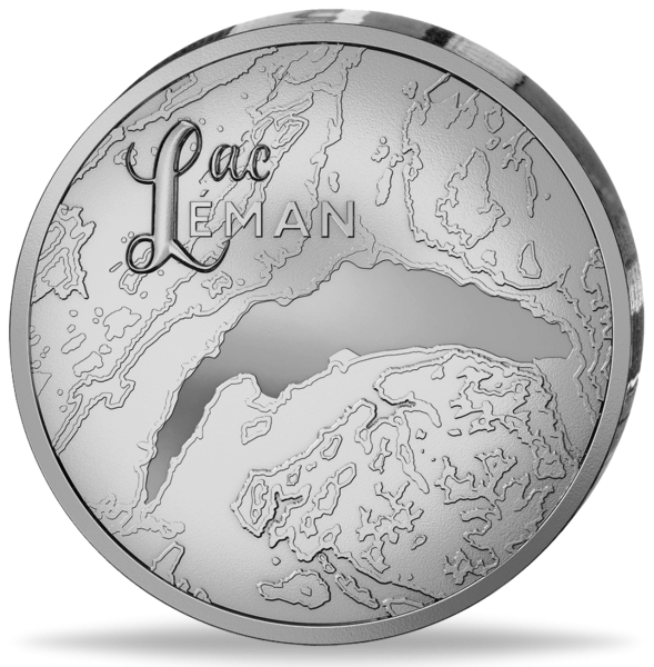 20 Sfr Lac Leman / Genfer See - Münze Vorderseite