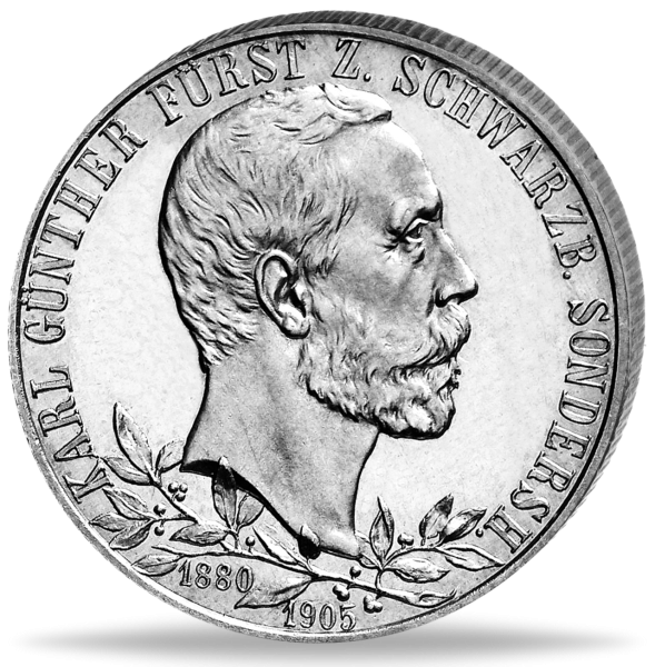 2 Mark Karl Günther - Vorderseite Münze