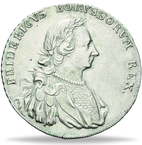 Levantetaler Friedrich II der Grosse Berlin Magdeburg - Vorderseite Münze