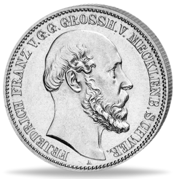 20 Mark Schwerin Friedrich Franz - Münze Vorderseite