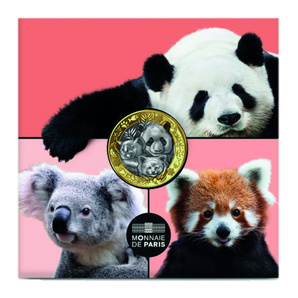 5 Euro Tiere der Welt – Pandas und Koala, 2026, st. - Münze in Coincard