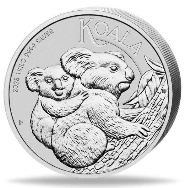 30 $ Koala 1 Kg Ag - Münze Vorderseite