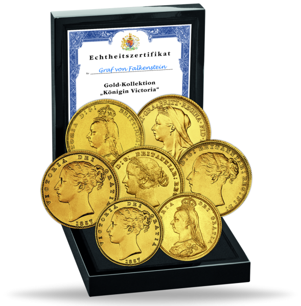 Große Sovereign-Kollektion Königin Victoria (7 Mz) - Satzbild