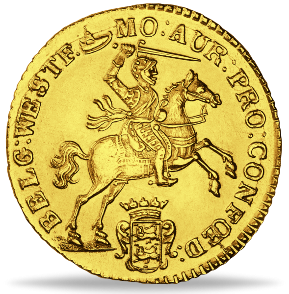 14 Gulden Goldener Reiter - Vorderseite Münze