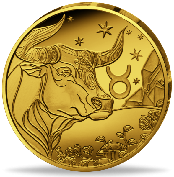 Frankreich, 5 Euro Stier, 2026, 0,5 g Gold, PP - Münze Vorderseite
