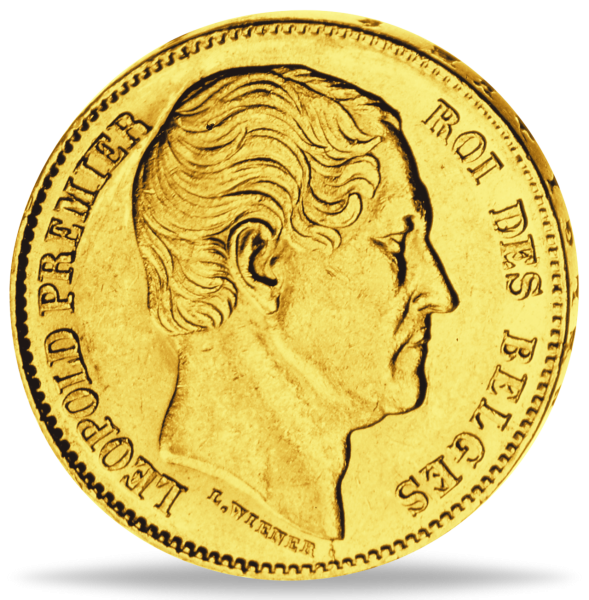 20 Belgische Francs König Leopold I. - Vorderseite Münze