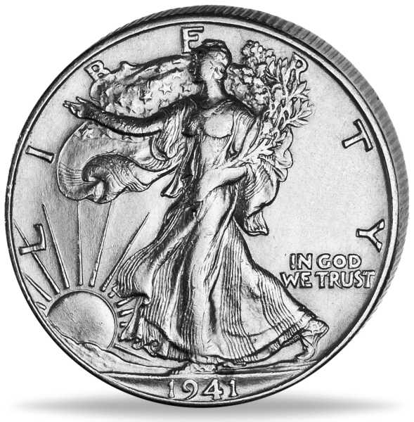 Half Dollar Liberty Eagle - Vorderseite Münze