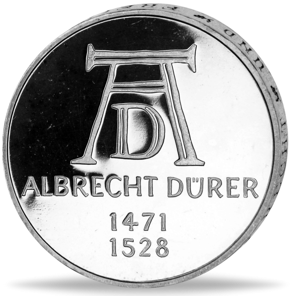 5 DM Albrecht Dürer - Münze Vorderseite