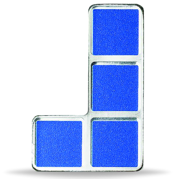 Niue, 2 Dollar 2023, Tetris - J - Silber mit Farbapplikation - Münze Vorderseite