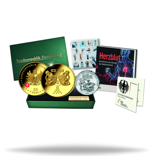 50-Euro-Edition Gesundheit, 2025, st, Prägebuchstabe D - Satzbild