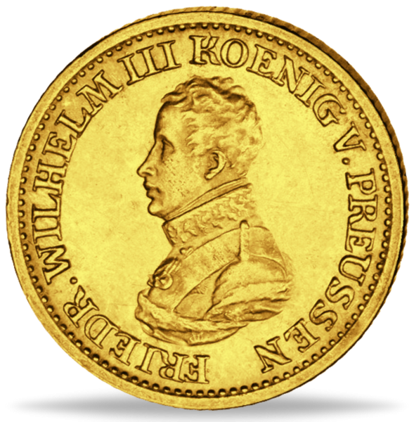 1_2 Friedrichs d'or Friedrich Wilhelm III 1817 - Vorderseite Münze
