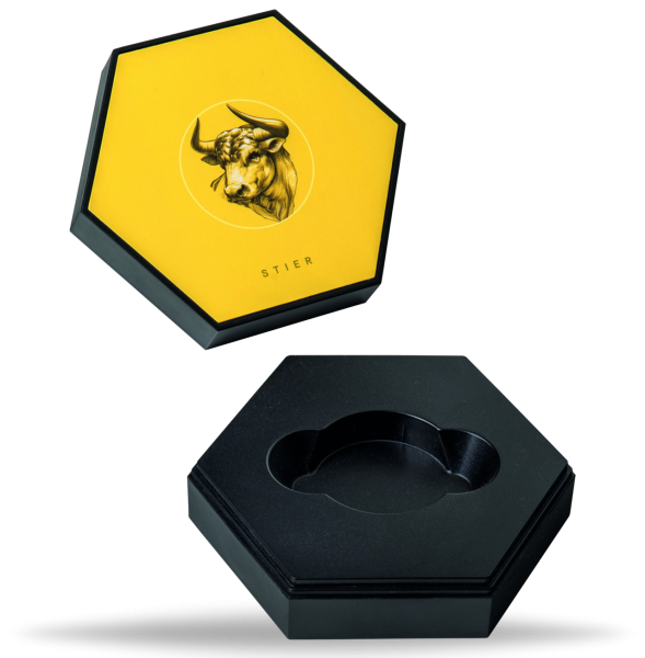 Österreich, Luxus-Etui für 20 Euro Stier 2026