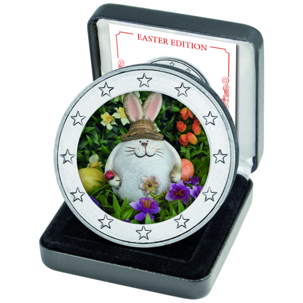 2 Euro Ostern, 2026, bfr., Farbappl., Etui - Münze im Etui