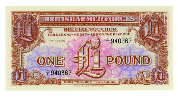 1 Pfund Militärbanknote
