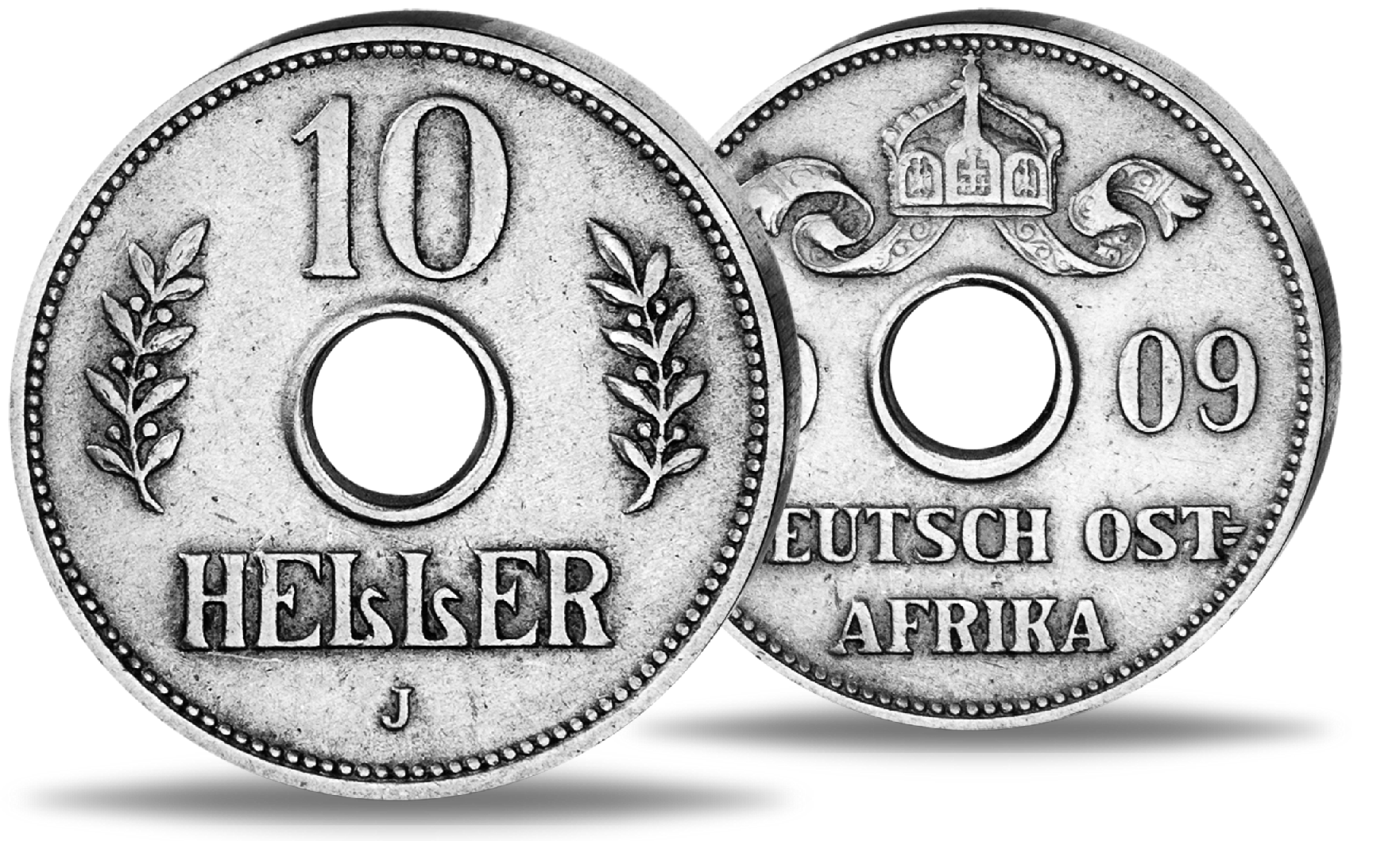 10 Heller „LochMünze J“ MünzenVersandhaus EmporiumMerkator