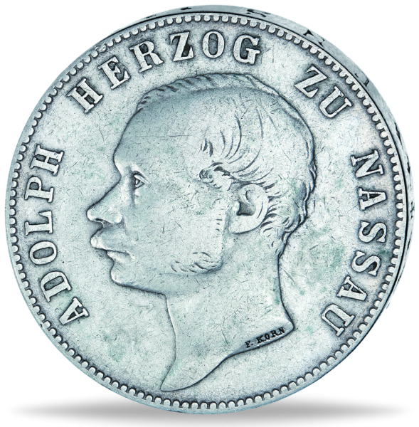 Vereinstaler Adolph Thun 236 - Münze Vorderseite