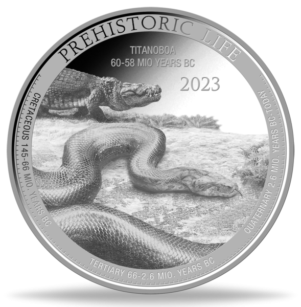 20 France Titanoboa - Vorderseite Münze