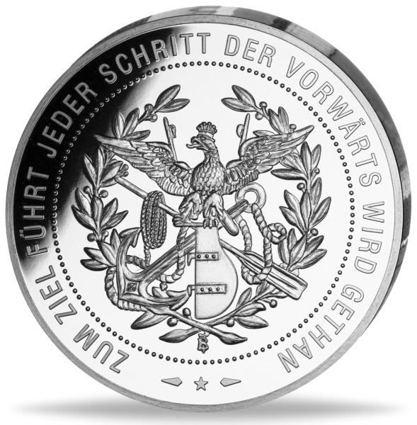 Zur Ehre der Kaiserlichen Marine Nord-Ostsee-Kanal-Gedenkprägung - Medaille Vord