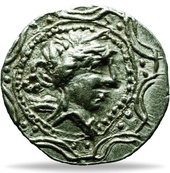 Thrakien, Stadt Olbia, Drachme mitt 1. Jhd. v. Chr., Koson Münze Vorderseite