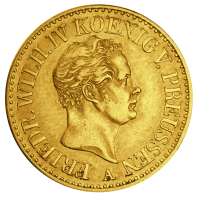 Friedrich Wilhelm IV - Vorderseite Münze Friedrich Wilhelm IV - Vorderseite Münze