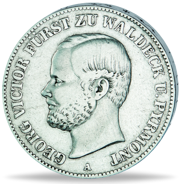 Vereinstaler Georg Victor Thun 410 - Münze Vorderseite