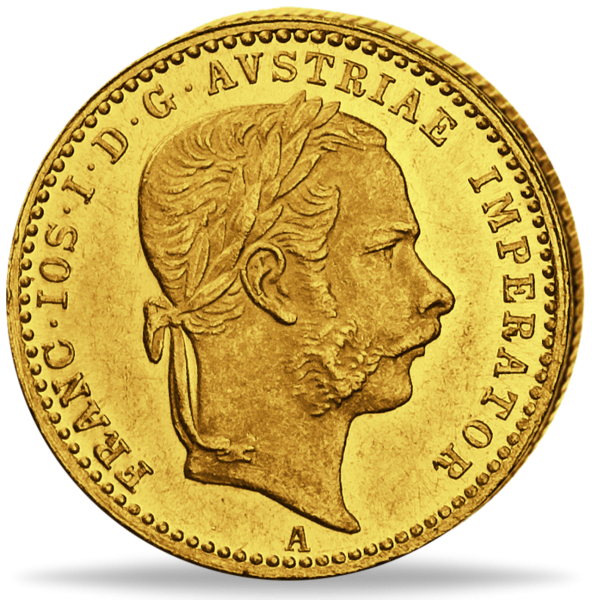 1 Dukat Franz Joseph 1866-1872 - Vorderseite Münze