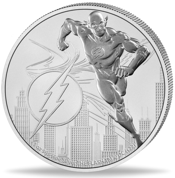 2 Dollar The Flash_- Vorderseite Münze