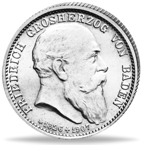 2 Mark Tod von Friedrich I.  - Vorderseite Münze