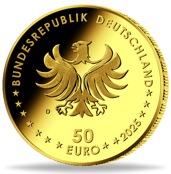 Deutschland, 50 Euro Gesundheit, 2025, st, Prägebuchstabe D - Münze Vorderseite